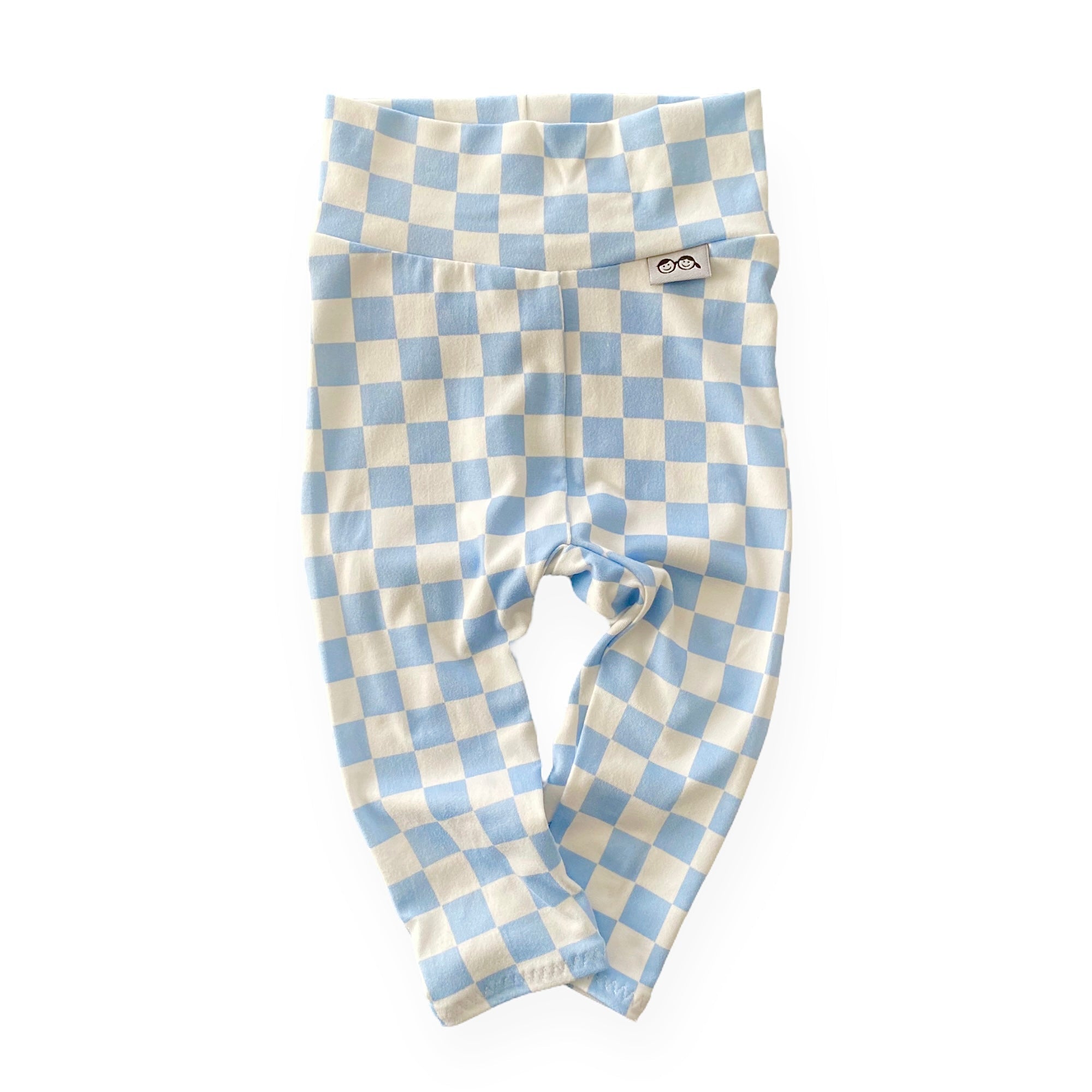 Blue Retro Checkered Lounge Set