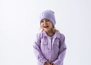 Lilac | Bamboo Lined Denim Jacket