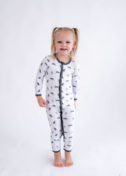 Snow Leopard | Snap Romper
