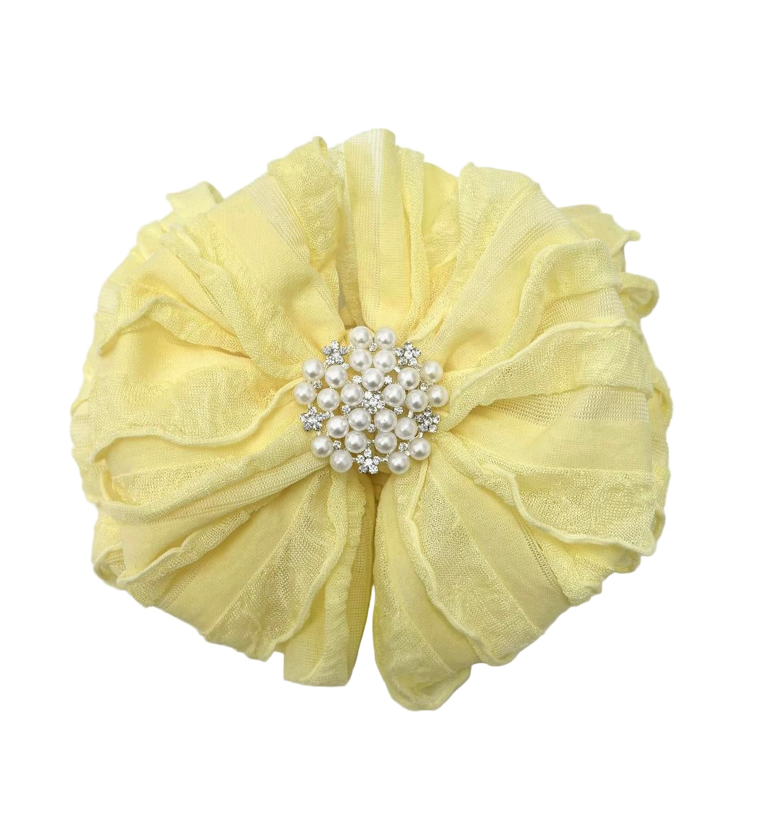 Pearl Ruffled Headband