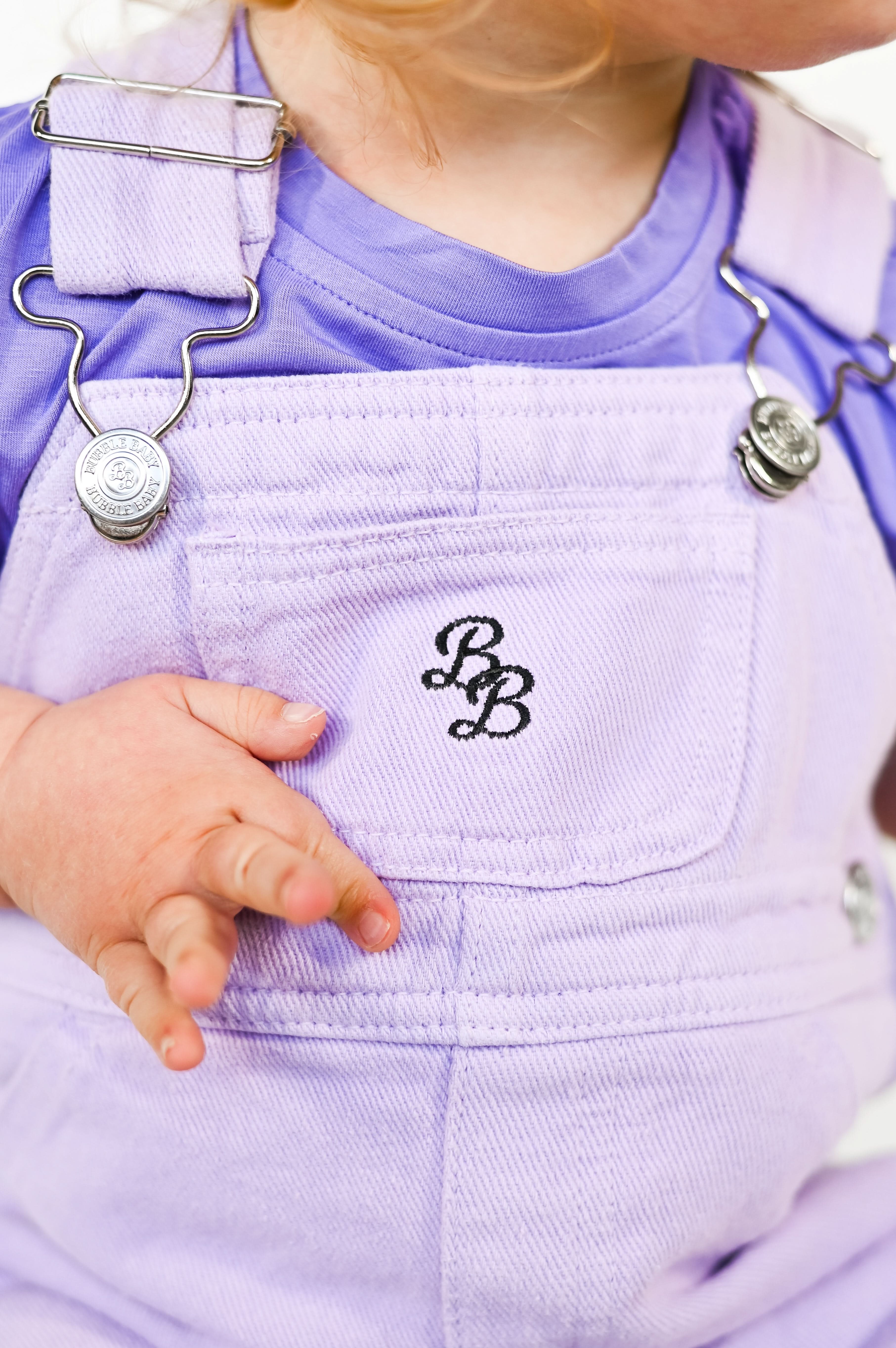 Lilac | Bamboo Lined Denim Overall