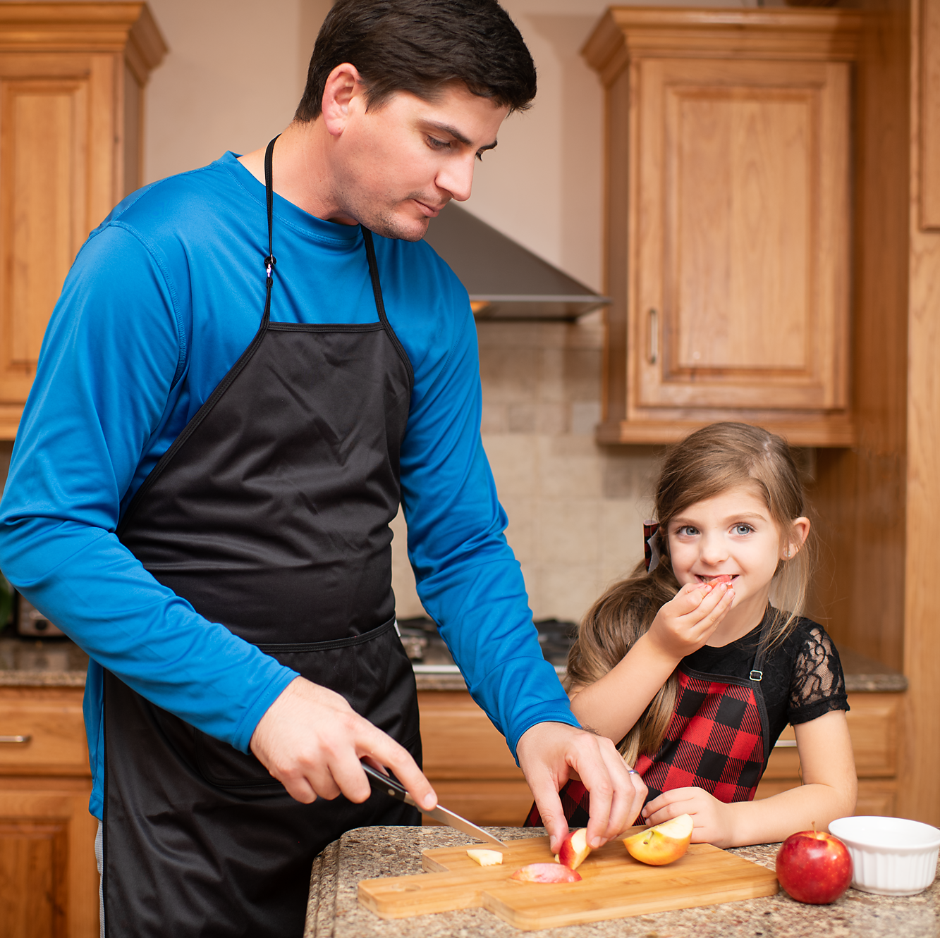 Red Buffalo Plaid Apron - fits sizes youth small through adult 2XL SALE