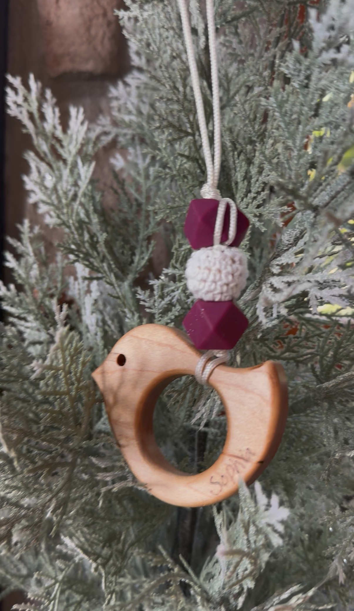 Wooden Baby Ornaments
