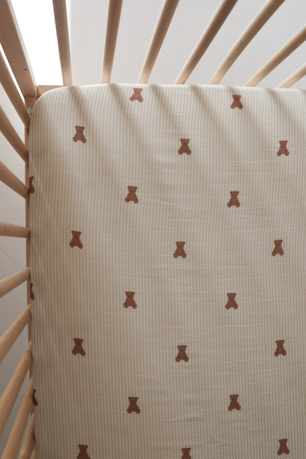 Muslin Crib Sheet | Teddy