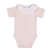 CHELY | Girls Rose Blush Cotton Bodysuit
