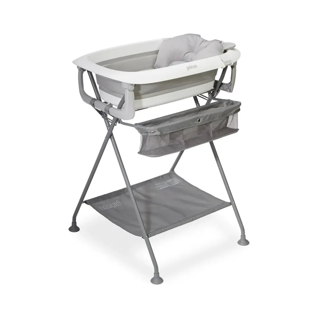 Collapsible Baby Bath & Folding Stand With Ergonomic