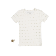 The Printed Short Sleeve Tee - Mini Sailboat