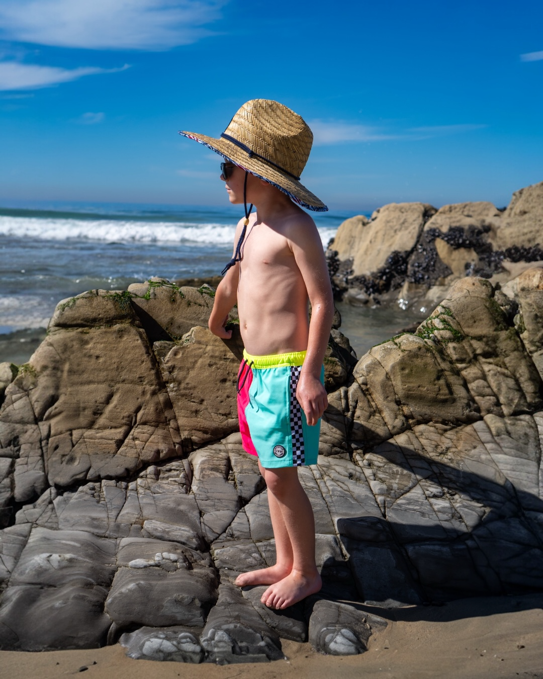 High Voltage Swim Trunks