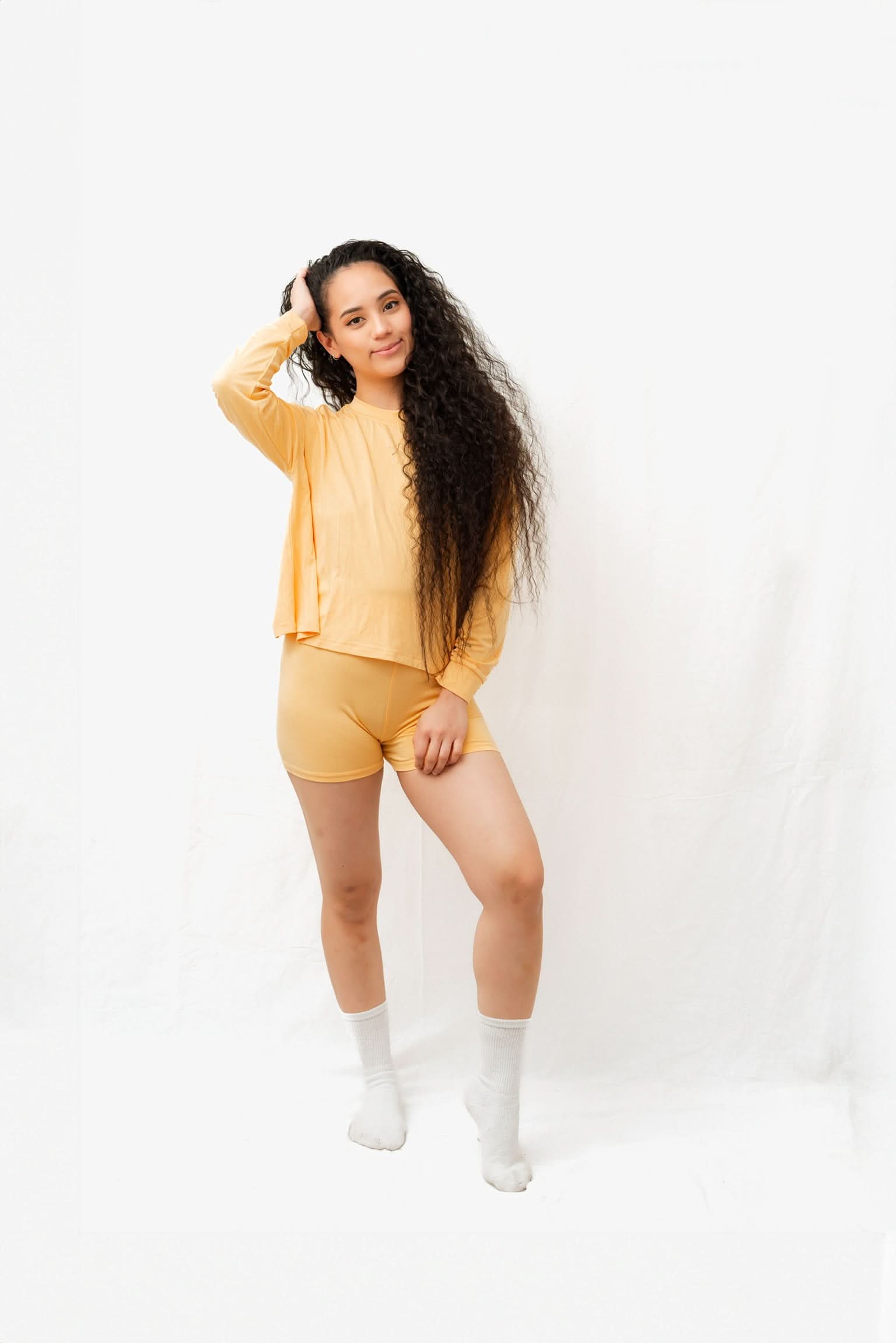 Papaya | Adult Long Sleeve Lounge Top