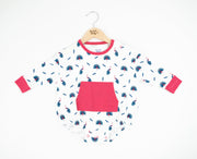 Peacock | Long Sleeve Bubble Romper