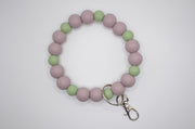 Lavender Succulent Wristlet
