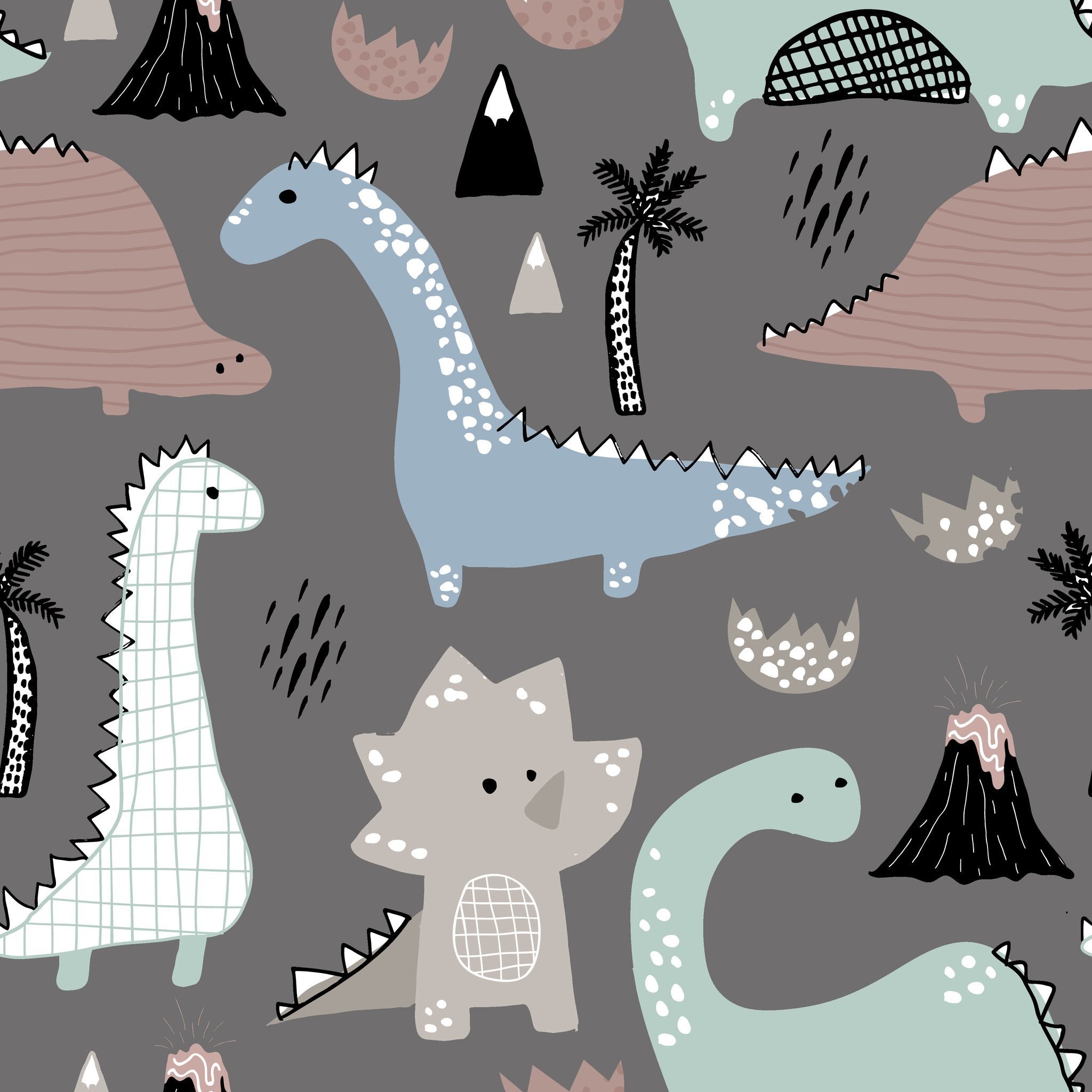 Dinosaur Drawing Splash Mat - A Waterproof Catch-All for Highchair Spills and More!