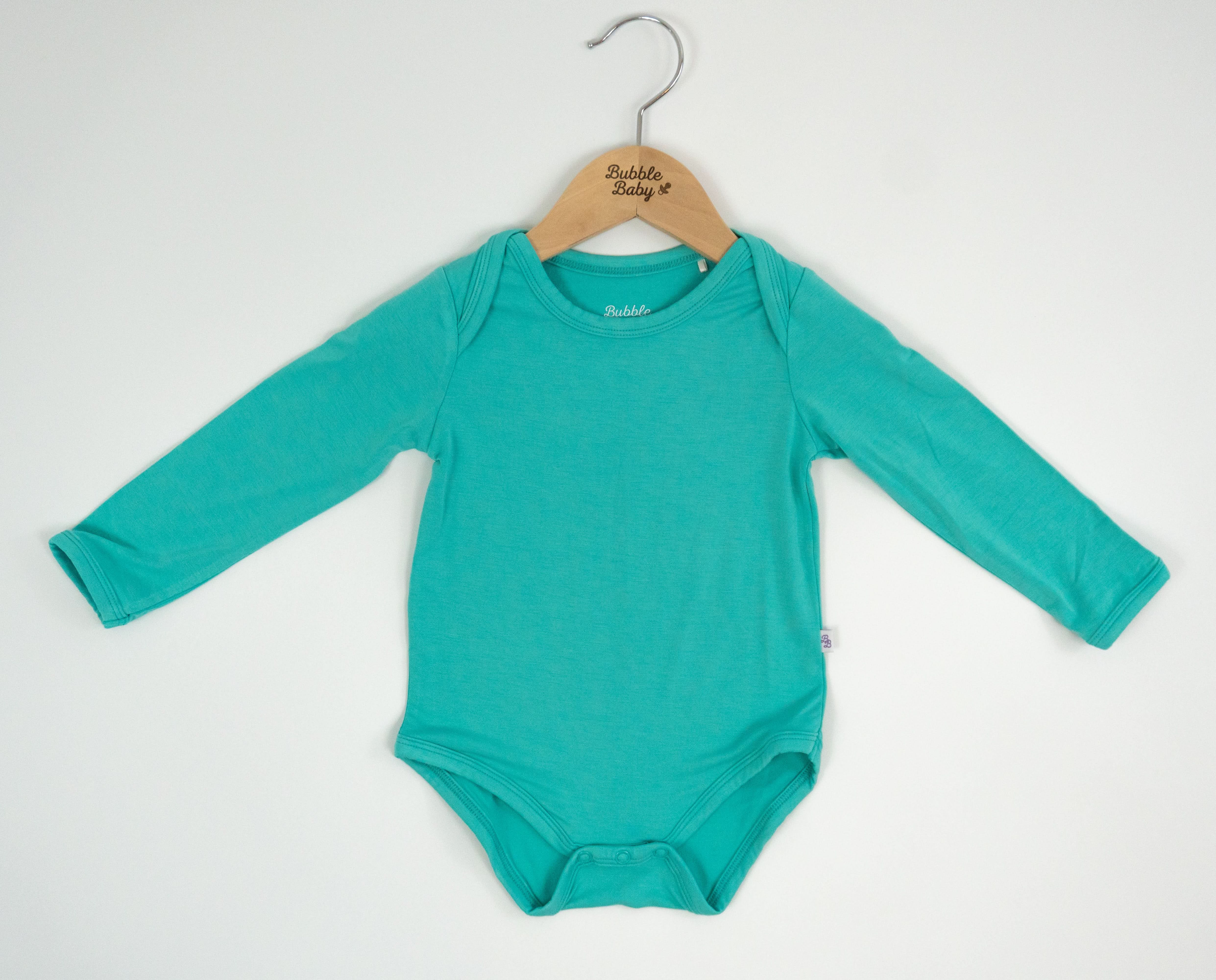 Turquoise | Long Sleeve Bodysuit