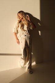 Women's Boxy Tee Lounge Set | Teddy