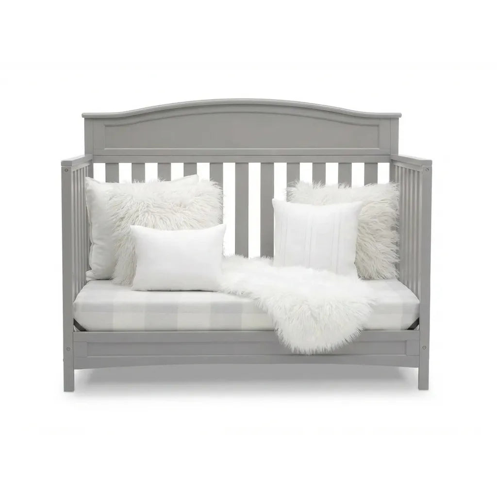 Emery 4-in-1 Convertible Baby Crib, Pack of 1, Grey