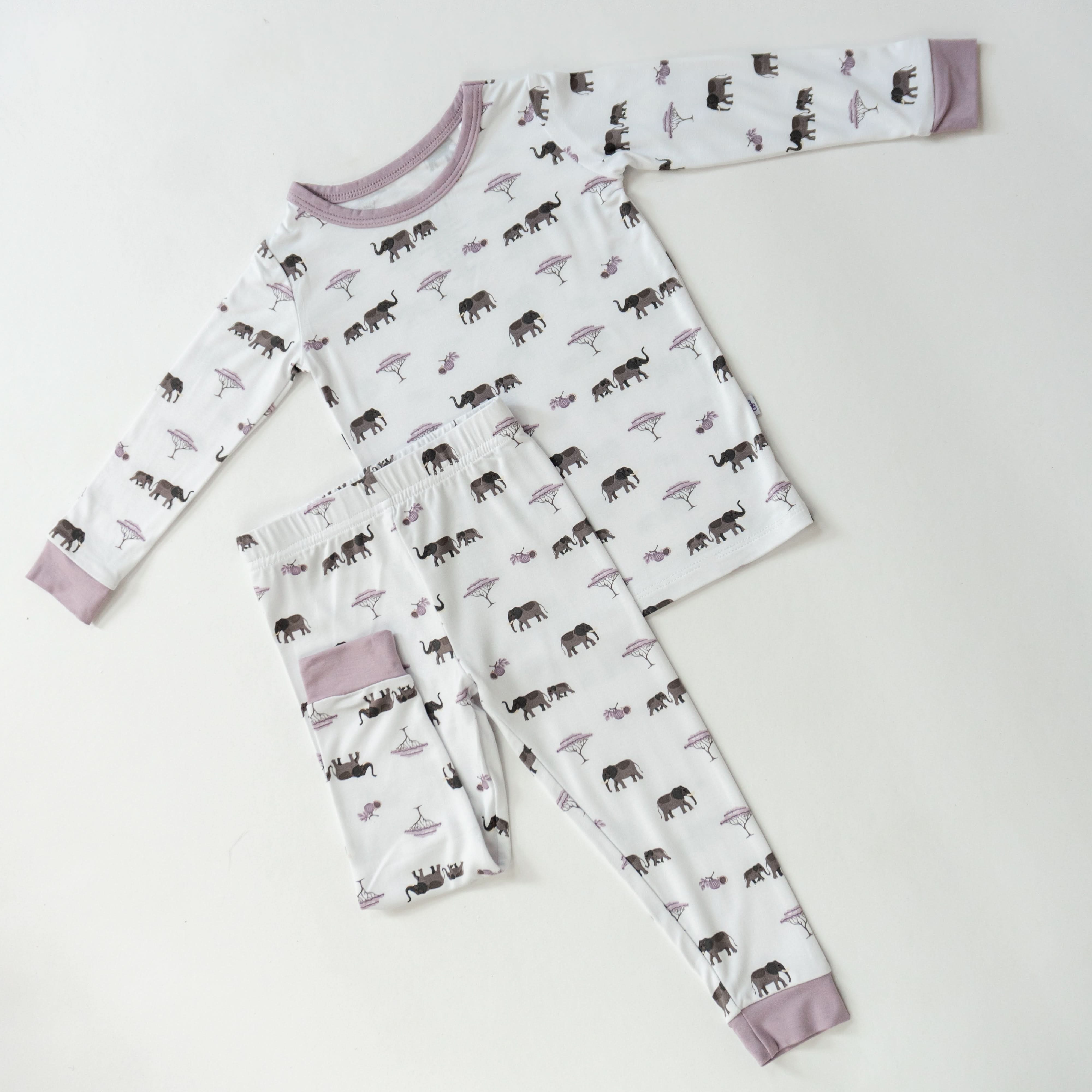 Elephant | Long Sleeve Pajamas