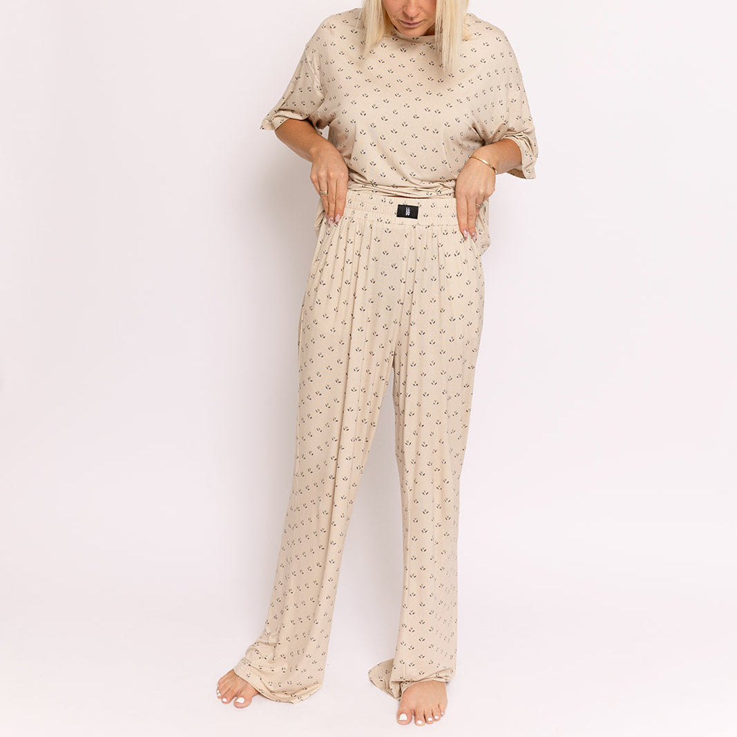 Women's Boxy Tee Lounge Set | Flora