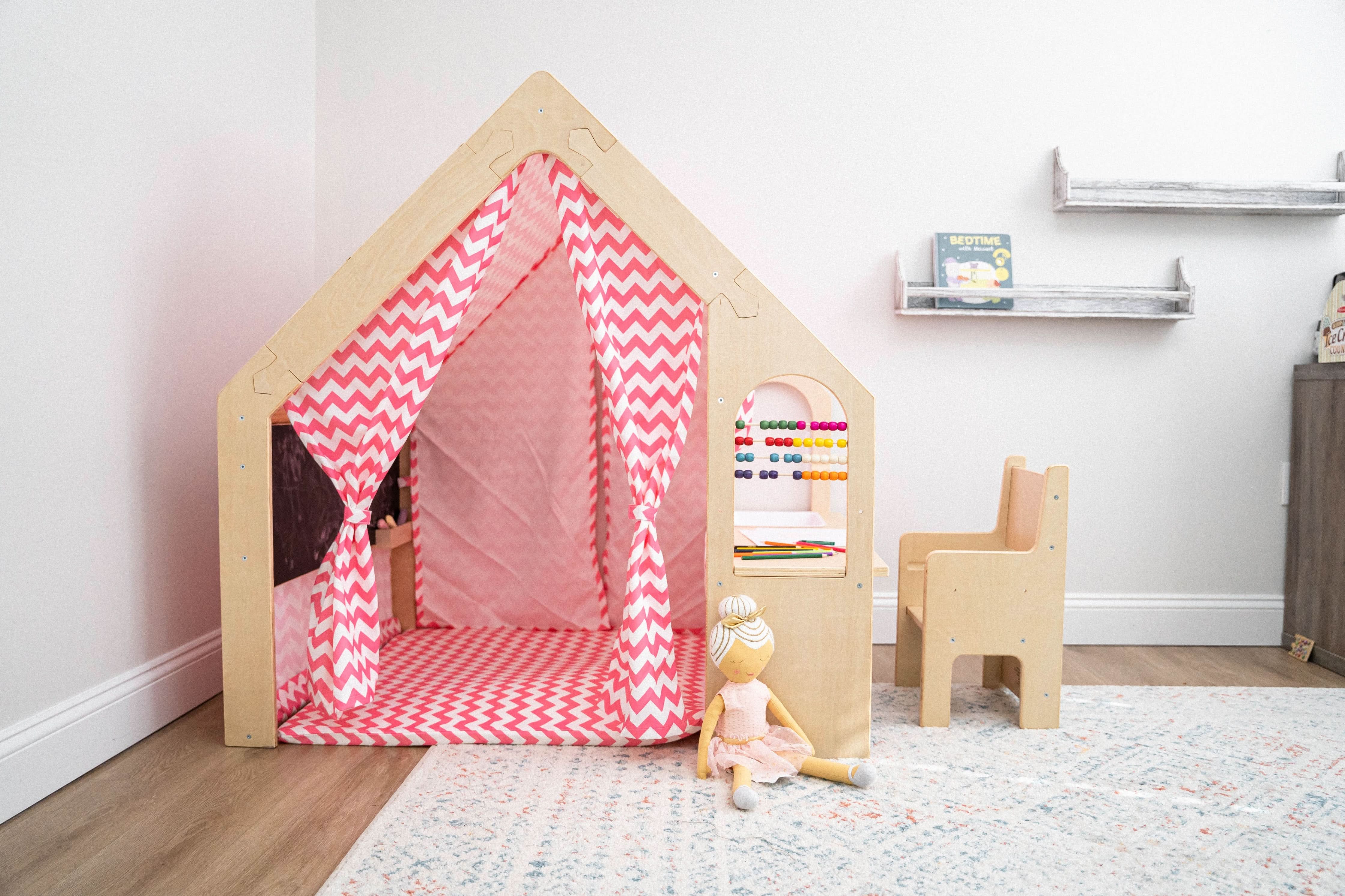 Flair | Playhouse & Sensory Desk - Black & White