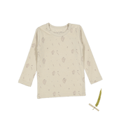 The Printed Long Sleeve Tee - Ember