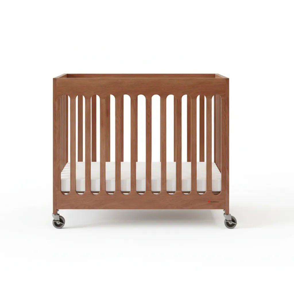 Foundations Boutique Folding Mini Baby Crib - Compact