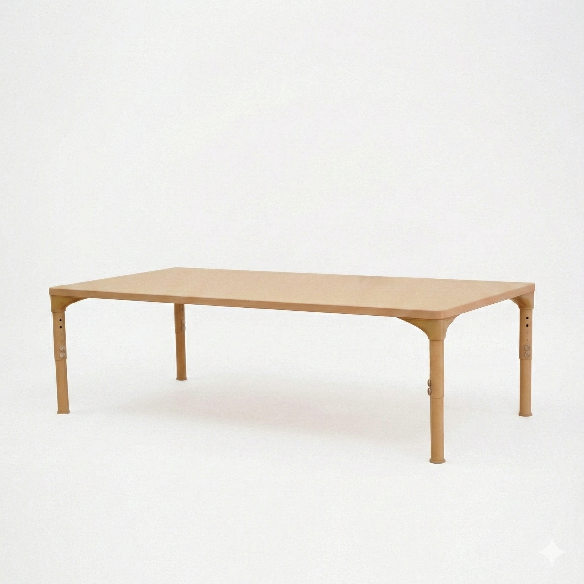 Rectangular Adjustable Kids Table – 13" to 17" Height | Toddler & Preschool Classroom Activity Table