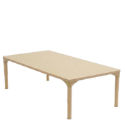 Rectangular Adjustable Kids Classroom Table – 17" to 25" Height | Durable Activity Table for School & Home