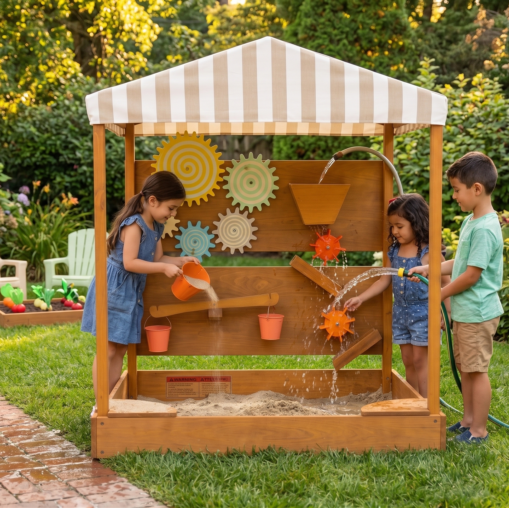 Koa Outdoor Sensory Play Market & Water Wall