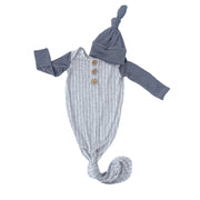 Grayson | Knot Gown & Hat Set