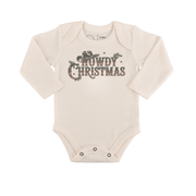 long sleeve graphic bodysuit | howdy christmas