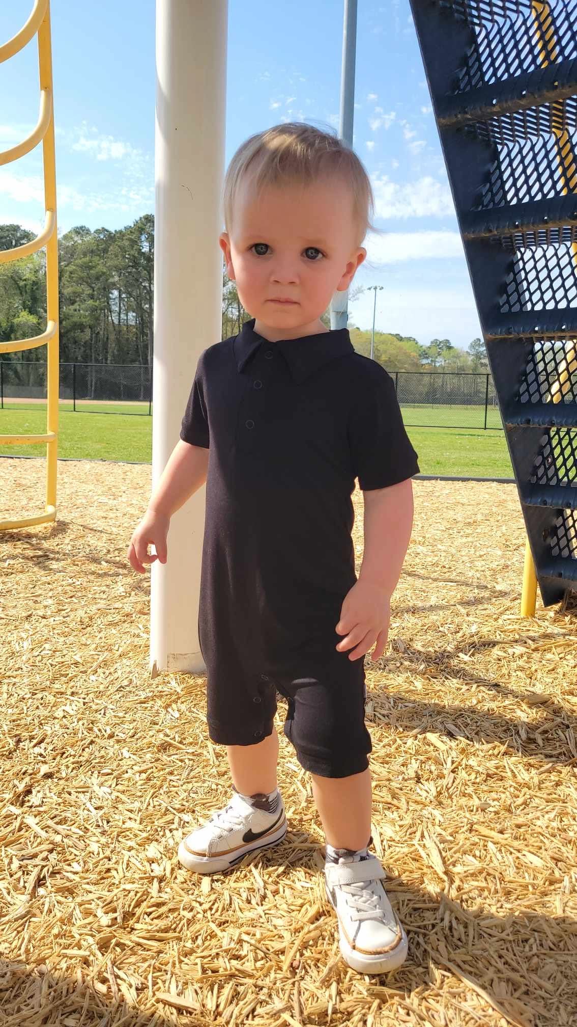 Nightfall | Polo Romper
