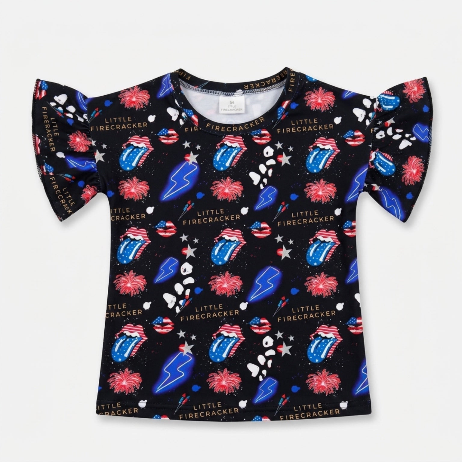 Firecracker ruffle tee