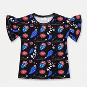 Firecracker ruffle tee