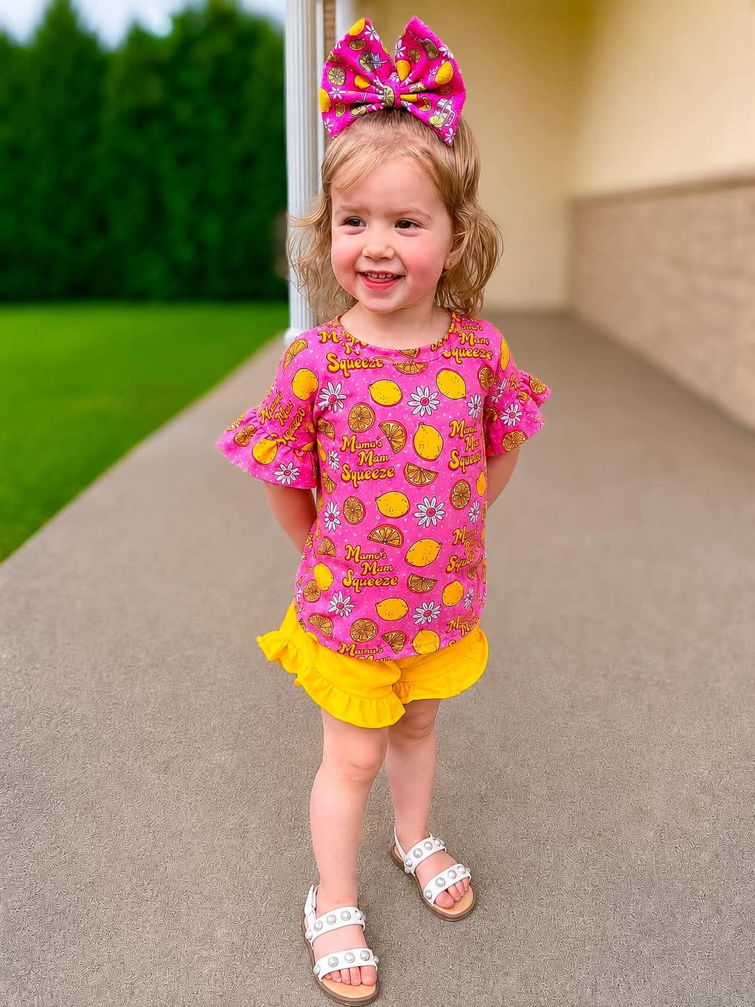 Mamas main squeeze ruffle set