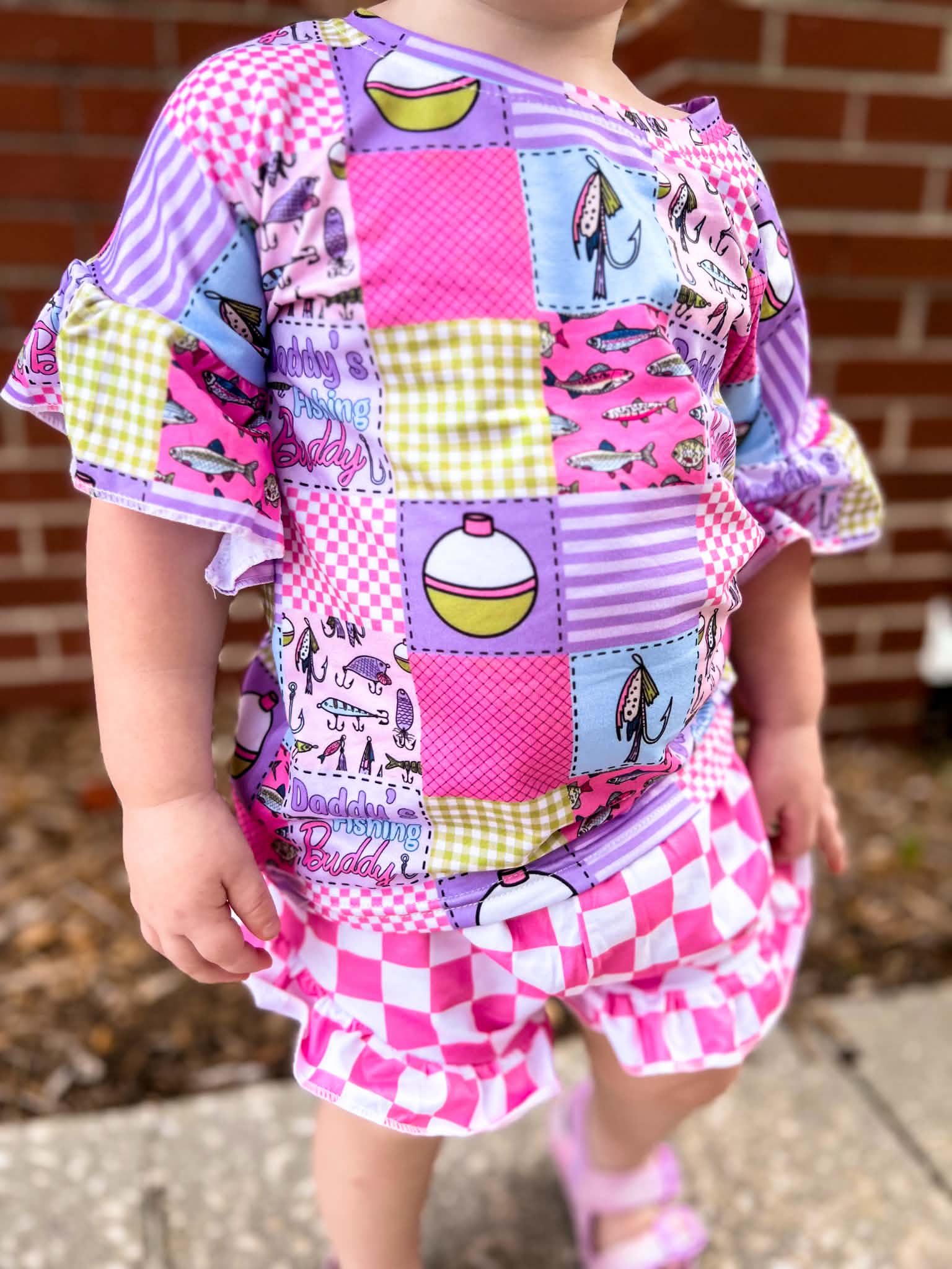 Daddy’s fishing buddy ruffle set