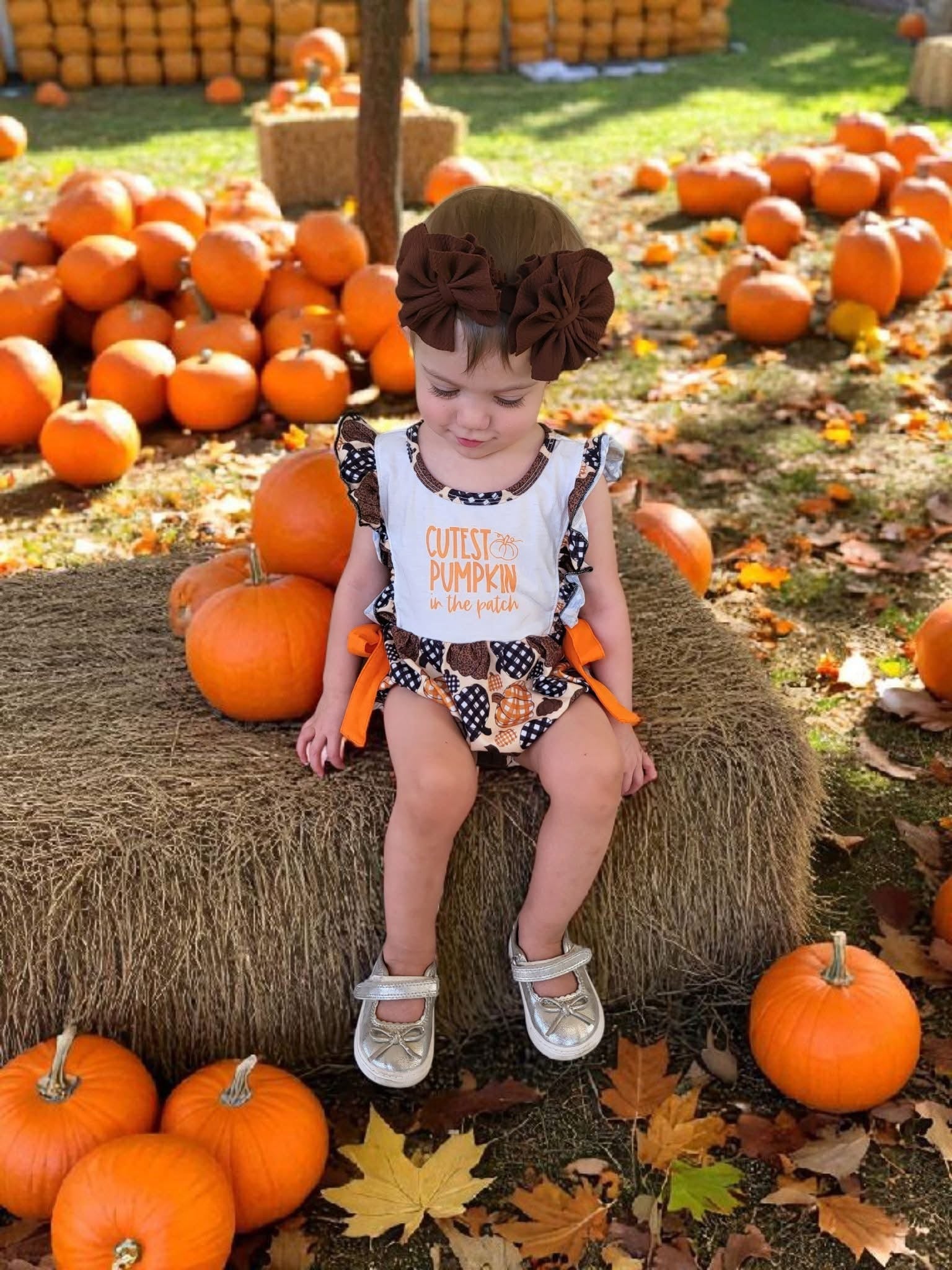 Cutest pumpkin romper