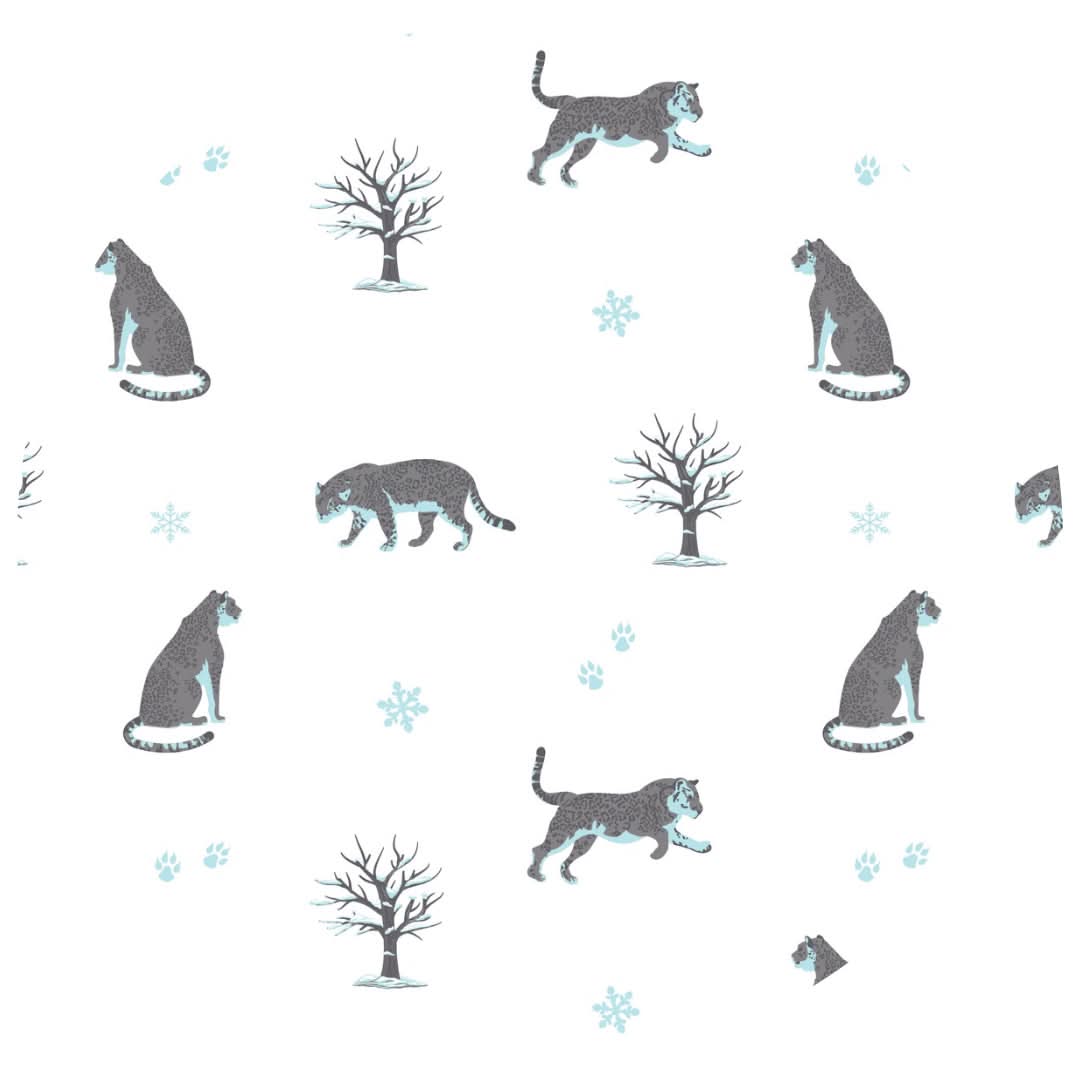 Snow Leopard | Sprig Quilted Lovey