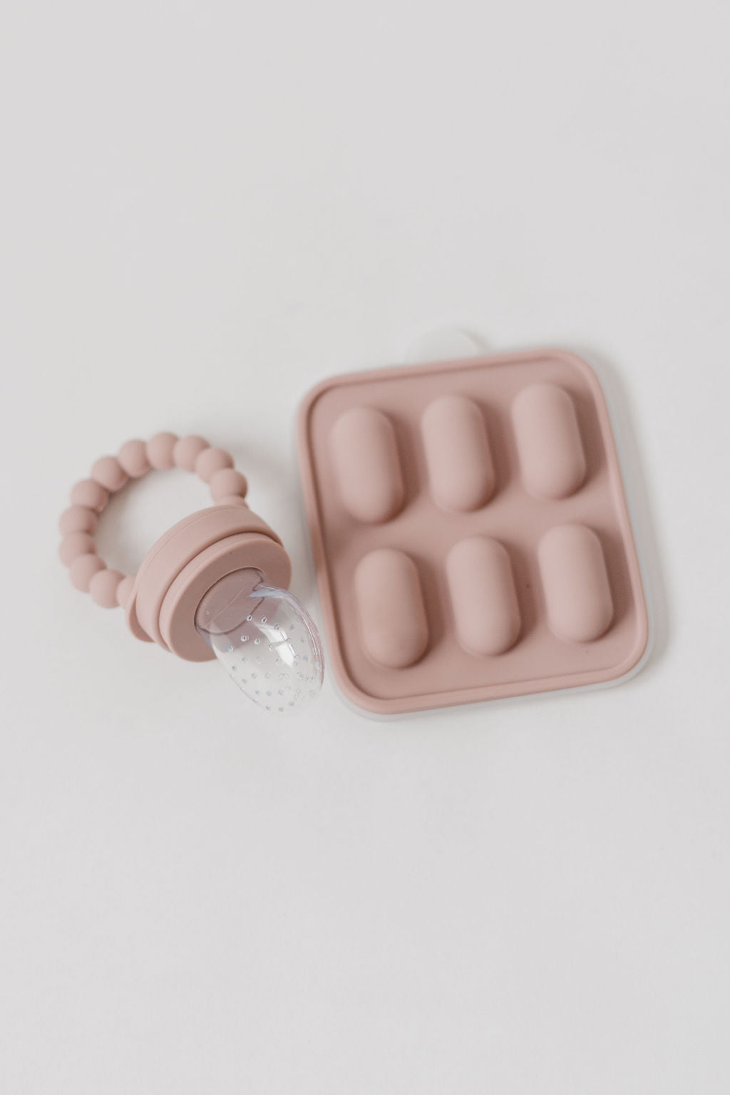 Silicone Fruit feeder & Ice Tray Set