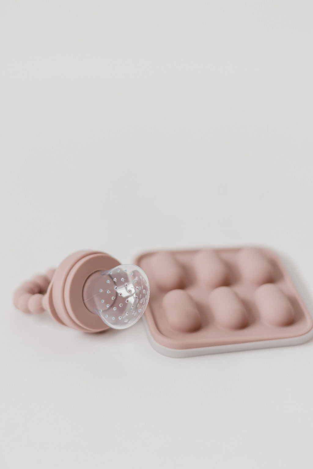 Silicone Fruit feeder & Ice Tray Set