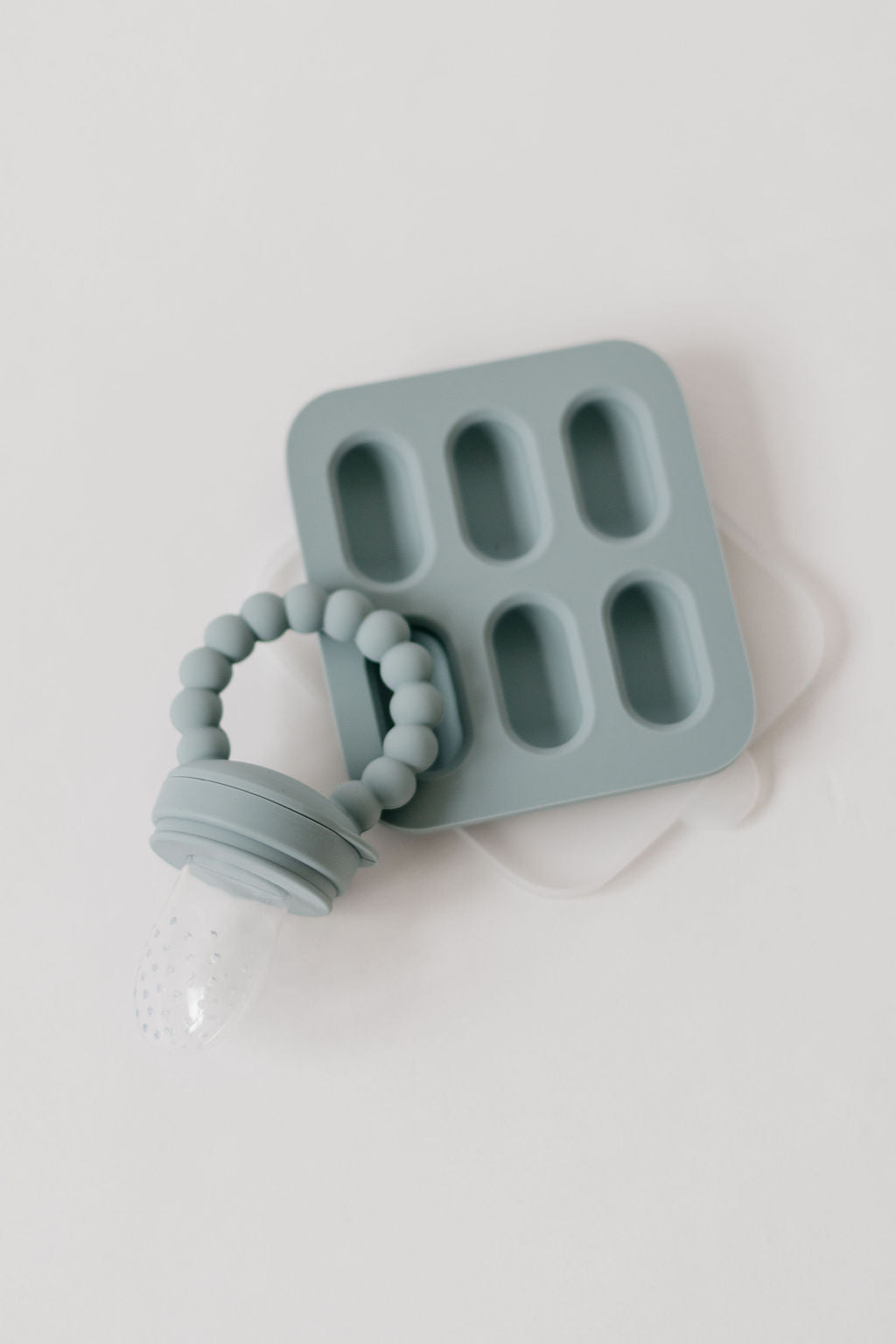 Silicone Fruit feeder & Ice Tray Set