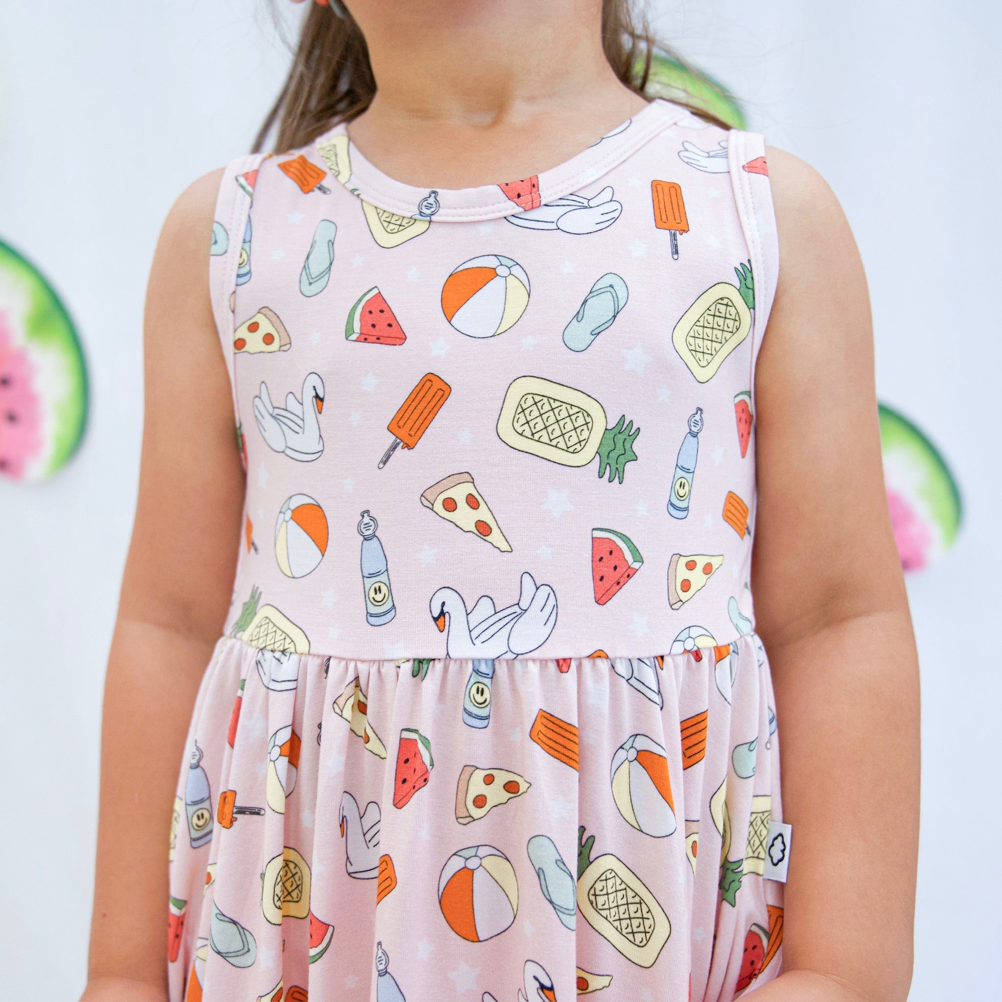 POOLSIDE PARTY DREAM RUFFLE DRESS