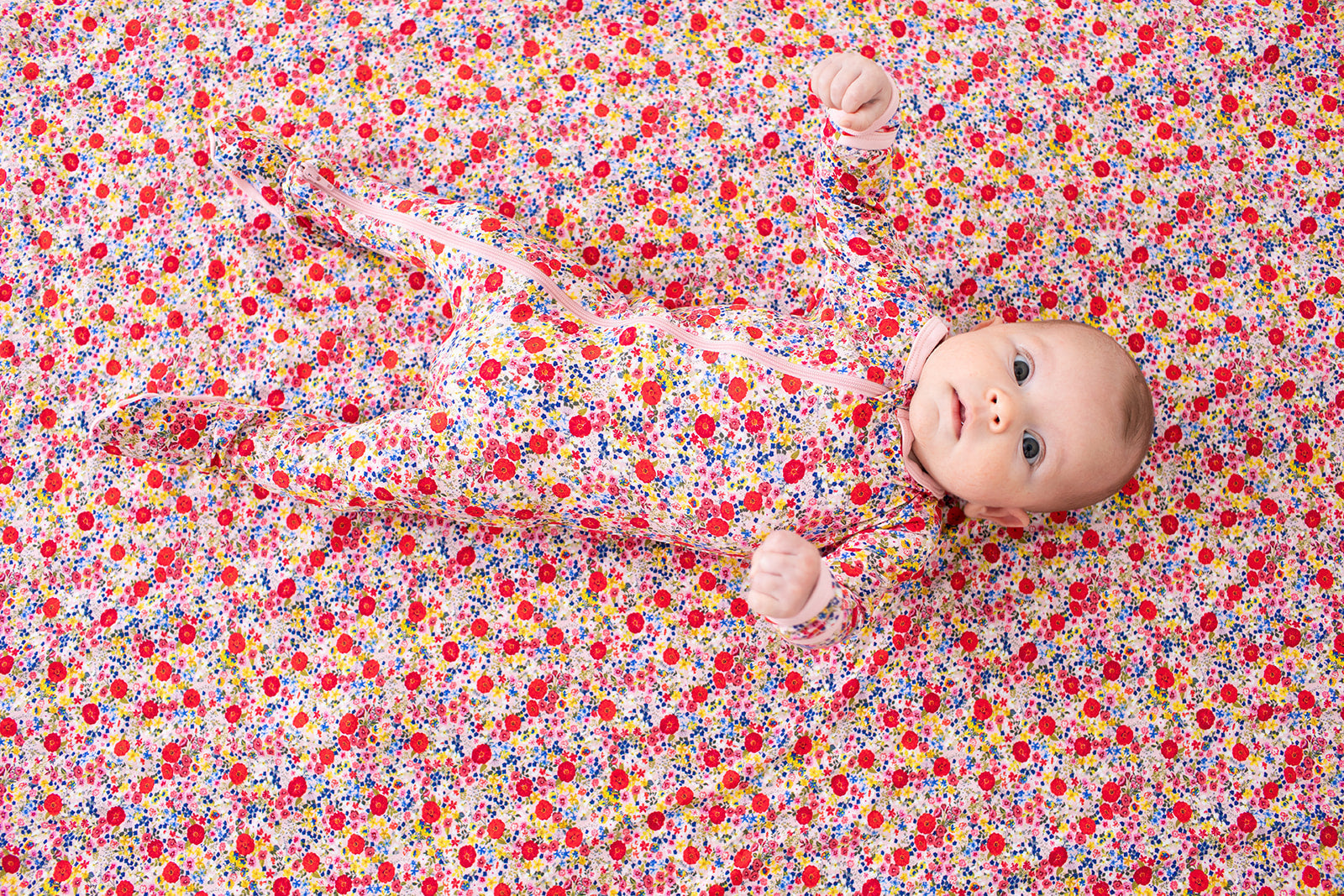 Blush Bloom Footie