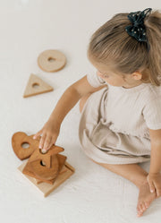 Wooden Shape Stacker