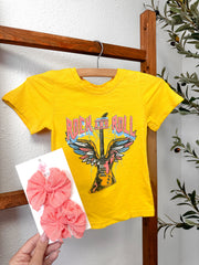 Rock n Roll Distressed Graphic Tee