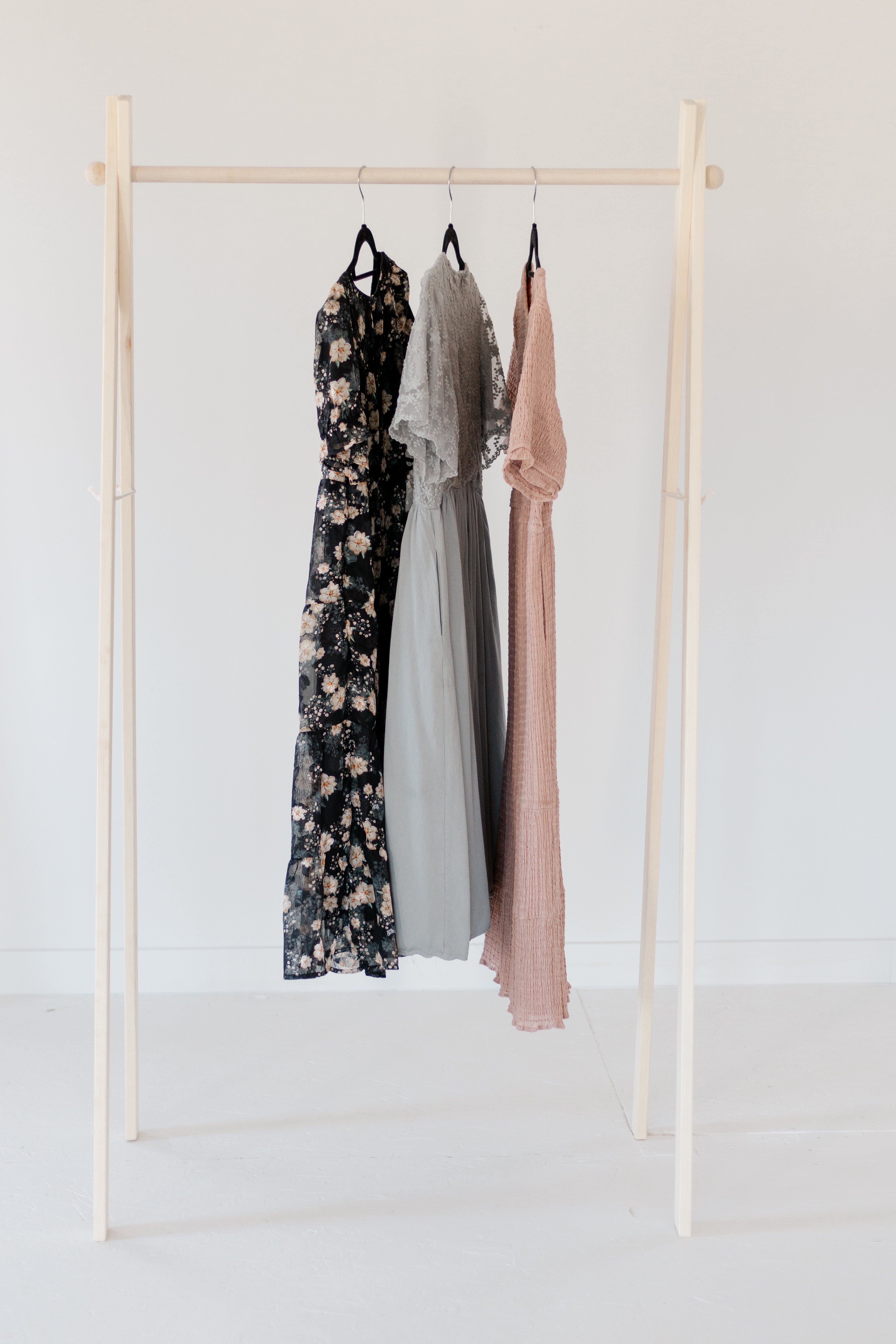 Large Wooden Clothing Rack