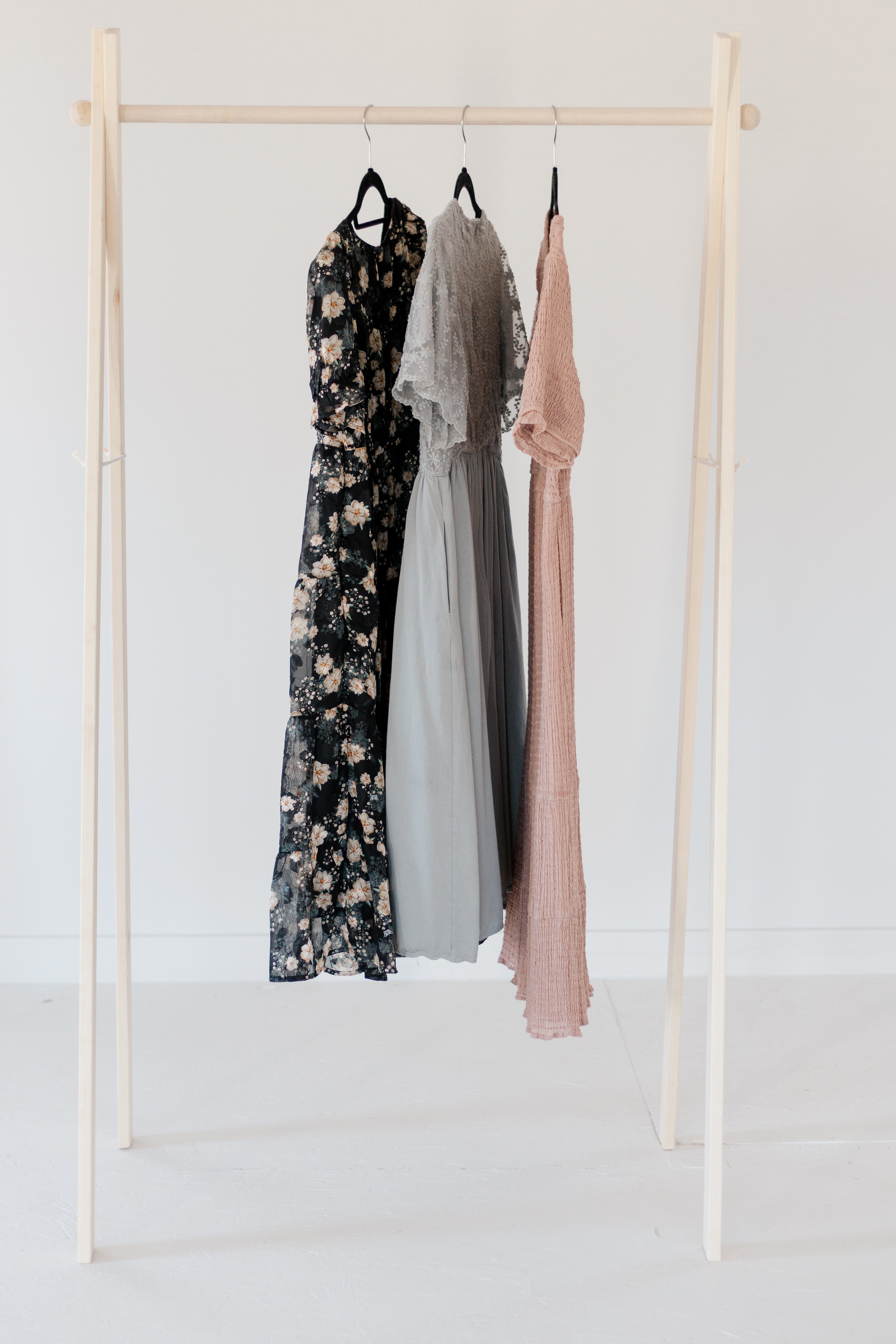 Large Wooden Clothing Rack