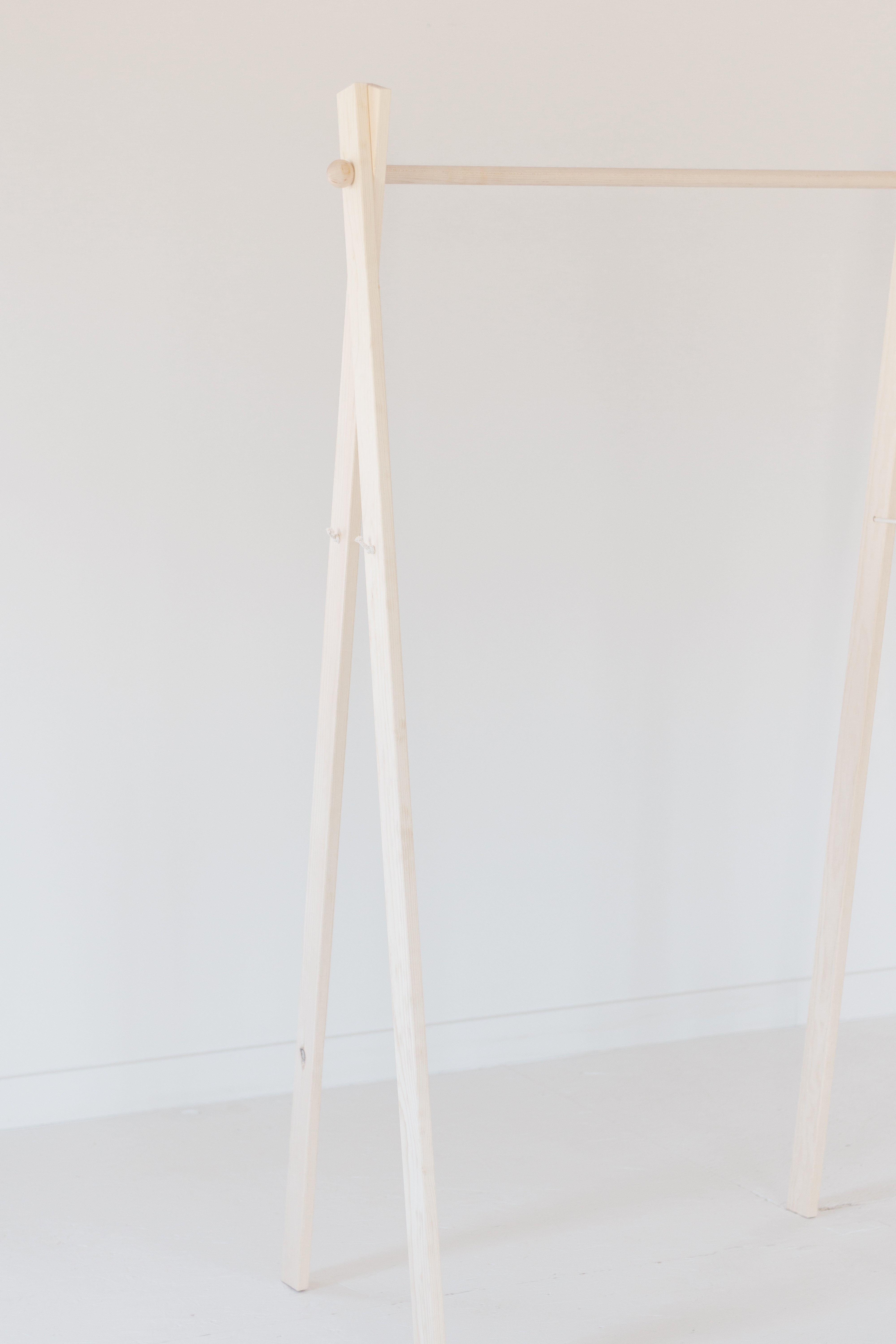 Large Wooden Clothing Rack