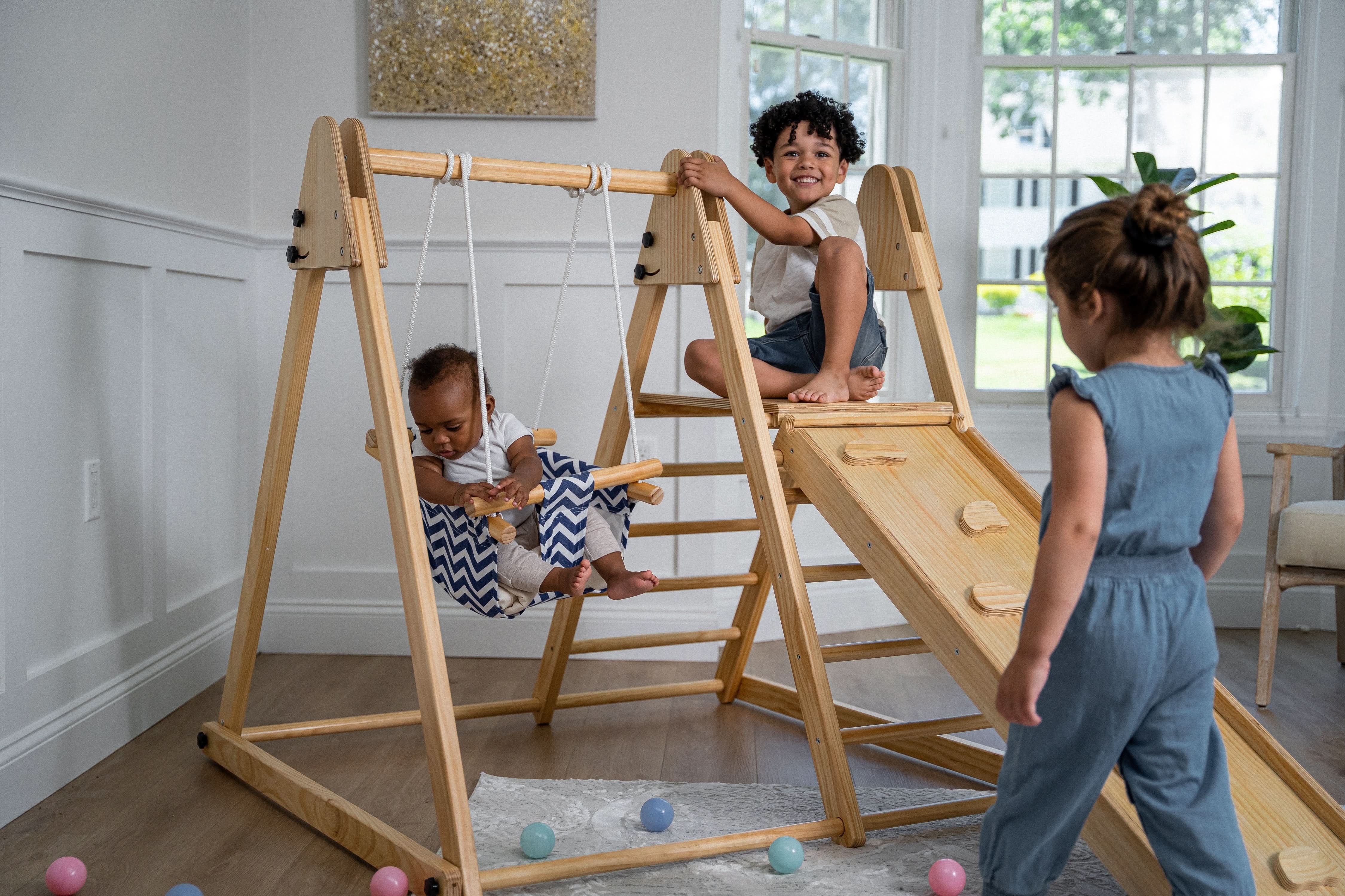 Juniper | Toddler Climber & Swing | Foldable