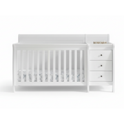 4-in-1 Convertible Crib with Changing Table