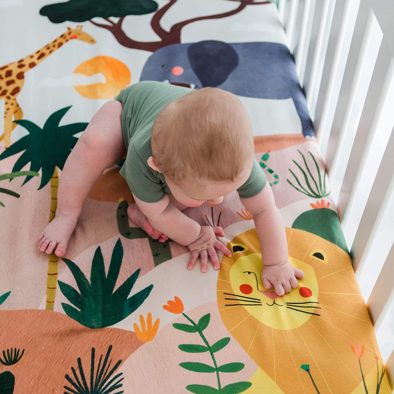 In The Savanna 60x120cm Cot Sheet
