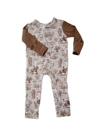 Levi Trails | Convertible Bamboo Zip Romper